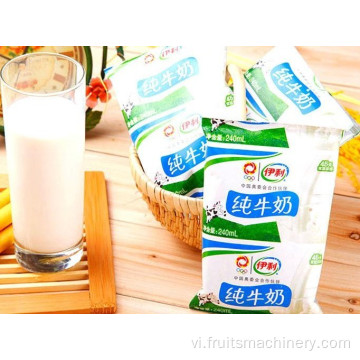 Túi sữa niêm phong nhà máy chế biến sữa